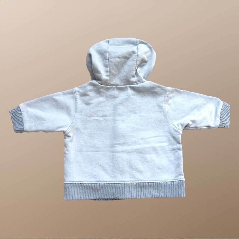 ⭐️ 5 for $25 Cherokee Light Blue Baby Hoodie Zipper Size 3-6 Months - Picture 2 of 6